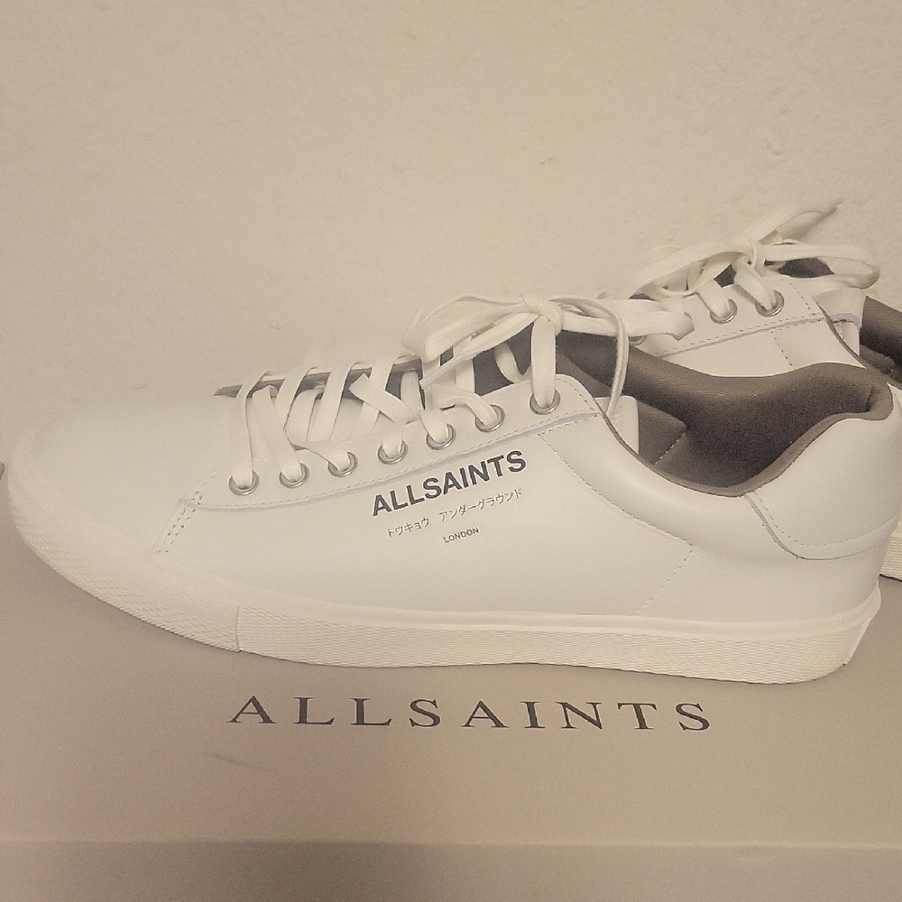 All Saints White Men's Sneakers